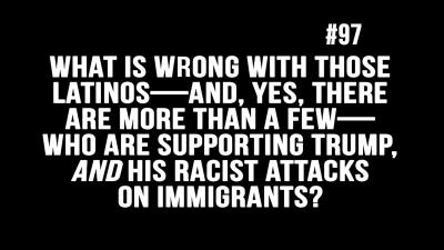 BOB AVAKIAN REVOLUCIÓN #097: ¿Cuál es el problema con aquellos latinos —y sí, hay más de unos pocos— que apoyan a Trump, y asus ataques racistas contra los inmigrantes?
