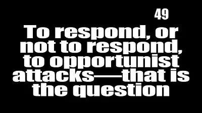 BOB AVAKIAN REVOLUCIÓN #049: Responder, o no responder, a los ataques de los oportunistas — de eso se trata.