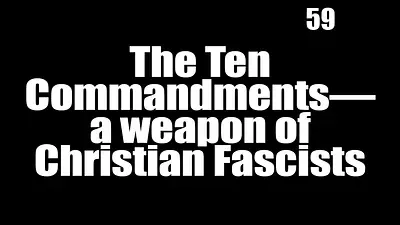 BOB AVAKIAN REVOLUCIÓN #059: Los Diez Mandamientos — un arma de los fascistas cristianos.