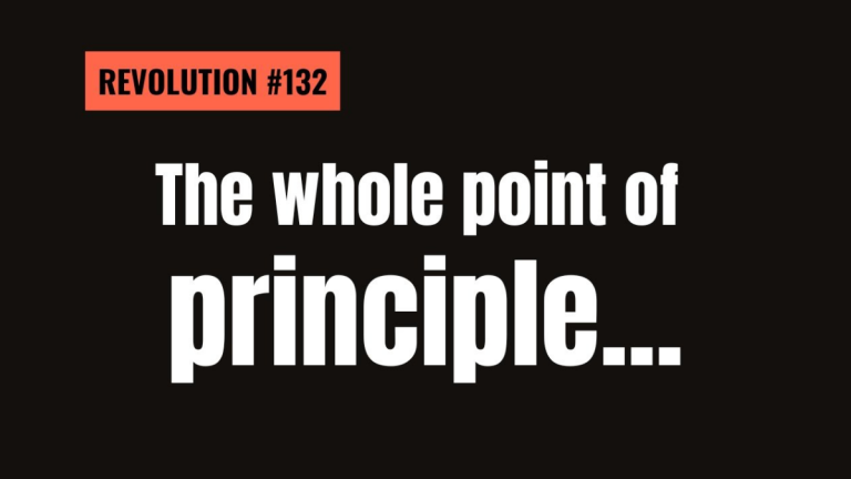 BOB AVAKIAN REVOLUCIÓN #132 El propósito general de los principios…